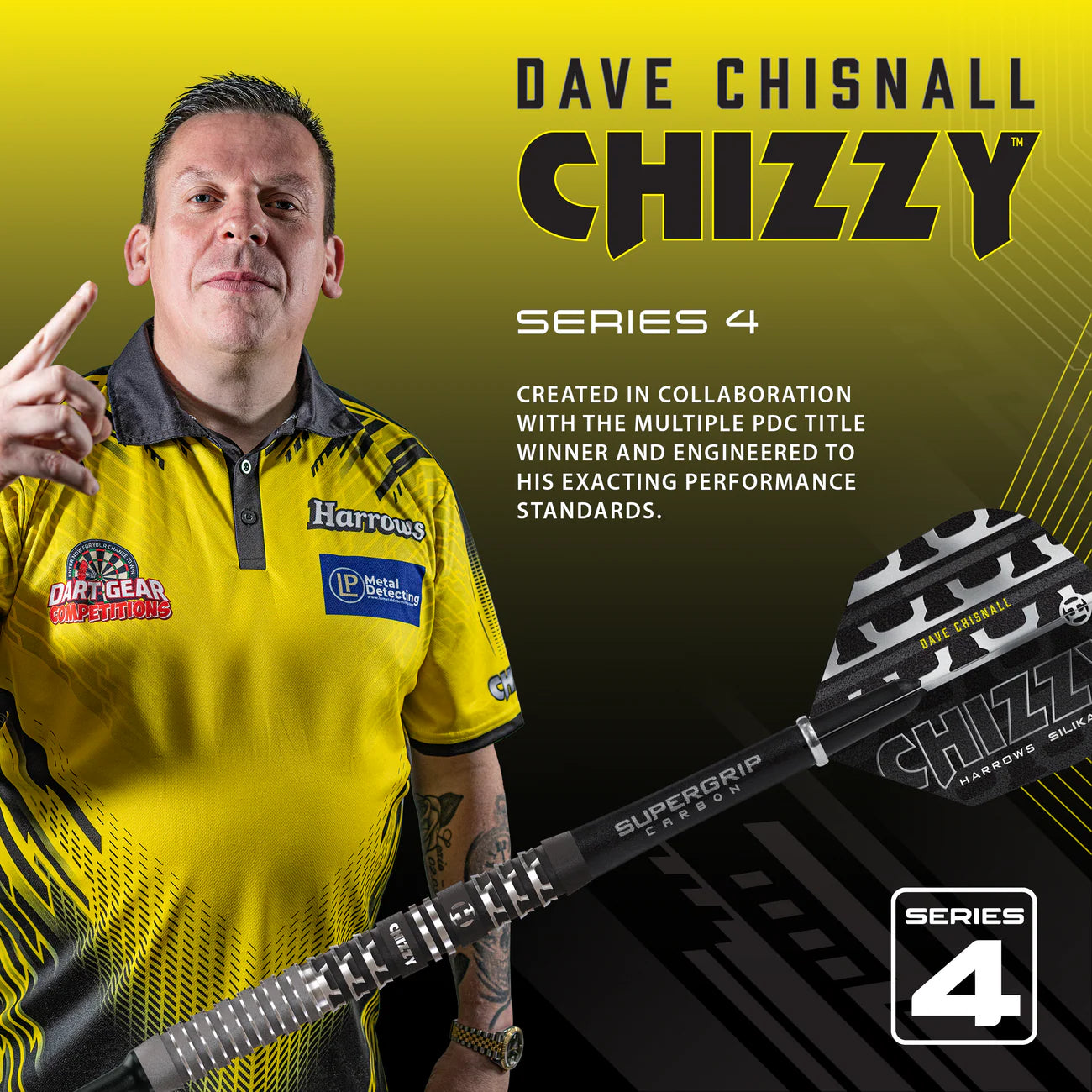 Harrows - Chizzy Series 4 90% Softdart