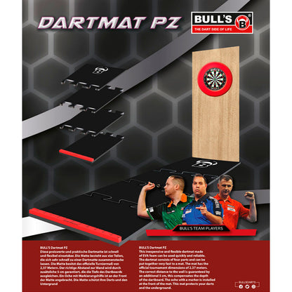 BULL'S - Puzzle Dartmatte mit Oche