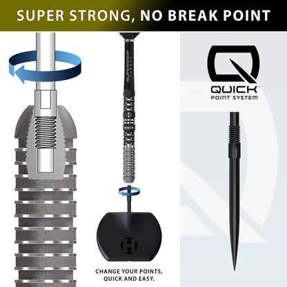 Harrows - Chizzy Series 4 90% Quick Point Steeldart