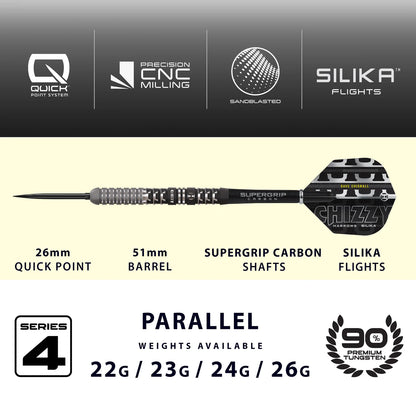 Harrows - Chizzy Series 4 90% Quick Point Steeldart
