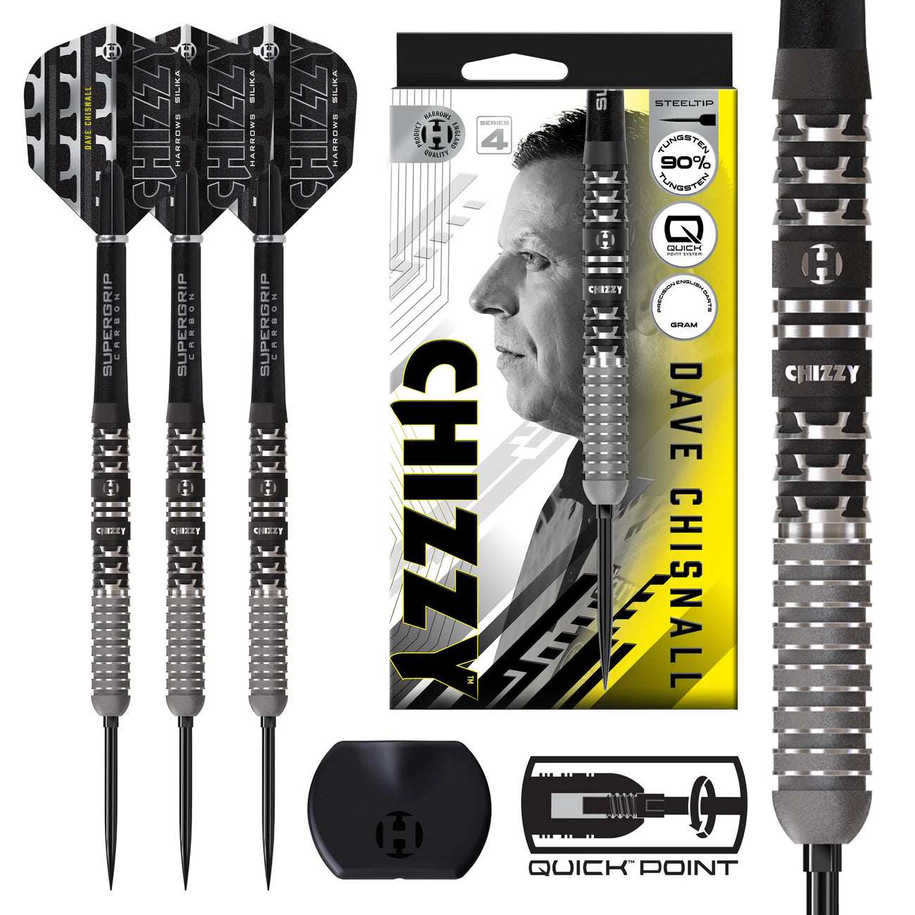 Harrows - Chizzy Series 4 90% Quick Point Steeldart