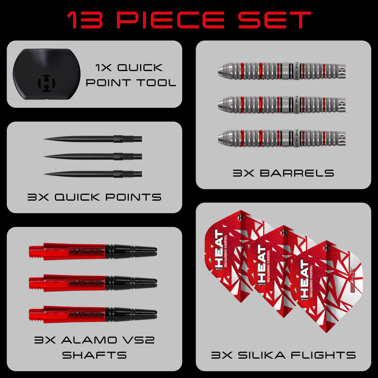 Harrows - Damon Heta Series 4 90% Quick Point Steeldart