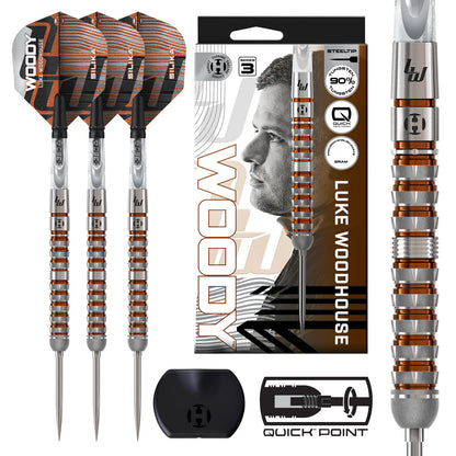 Harrows - Luke Woodhouse Series 3 90% Quick Point Steeldart
