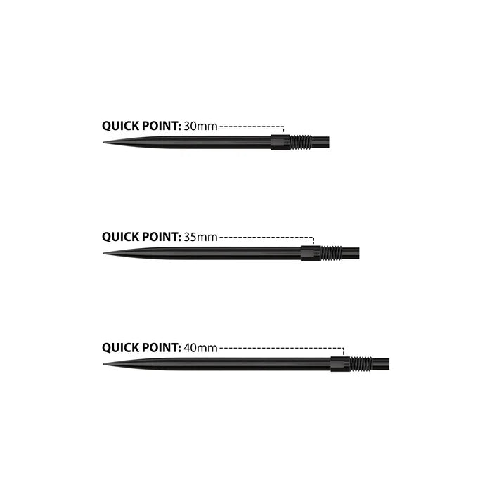 Harrows - Quick Points Spitzen schwarz