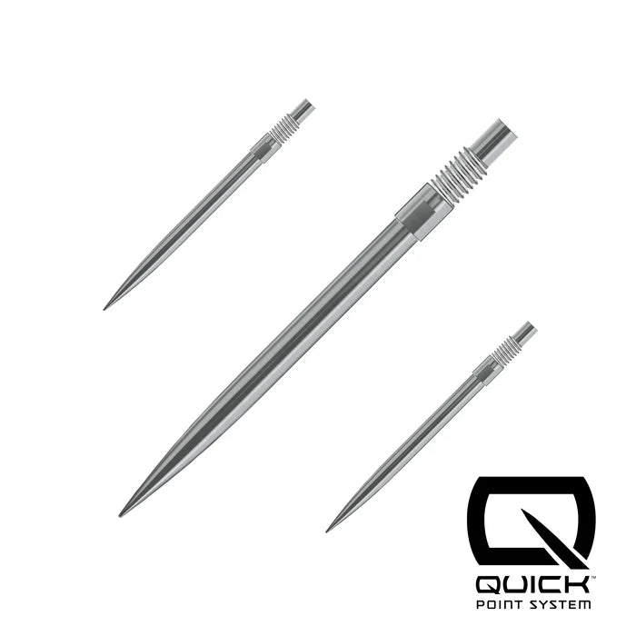 Harrows - Quick Points Spitzen silber
