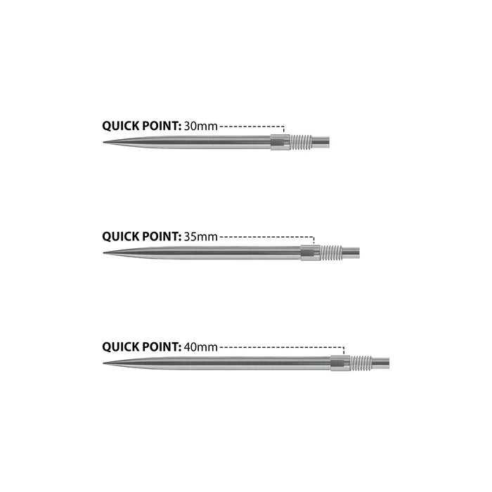Harrows - Quick Points Spitzen silber