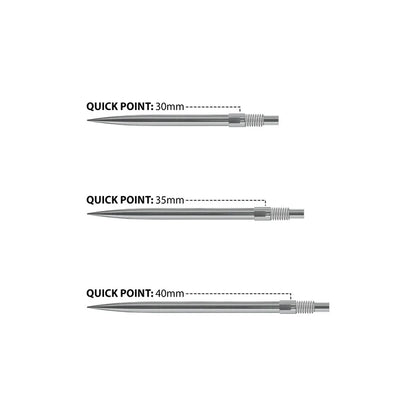 Harrows - Quick Points Spitzen silber