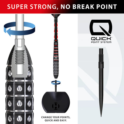 Harrows - Ryan Searle Series 3 90% Quick Point Steeldart