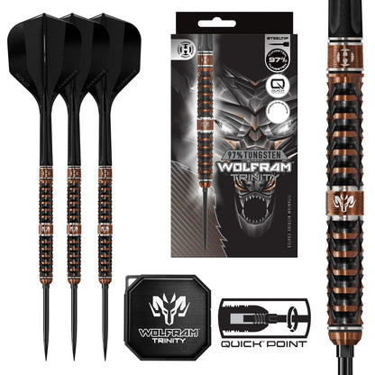 Harrows - Wolfram Trinity 97% Quick Point Steeldarts