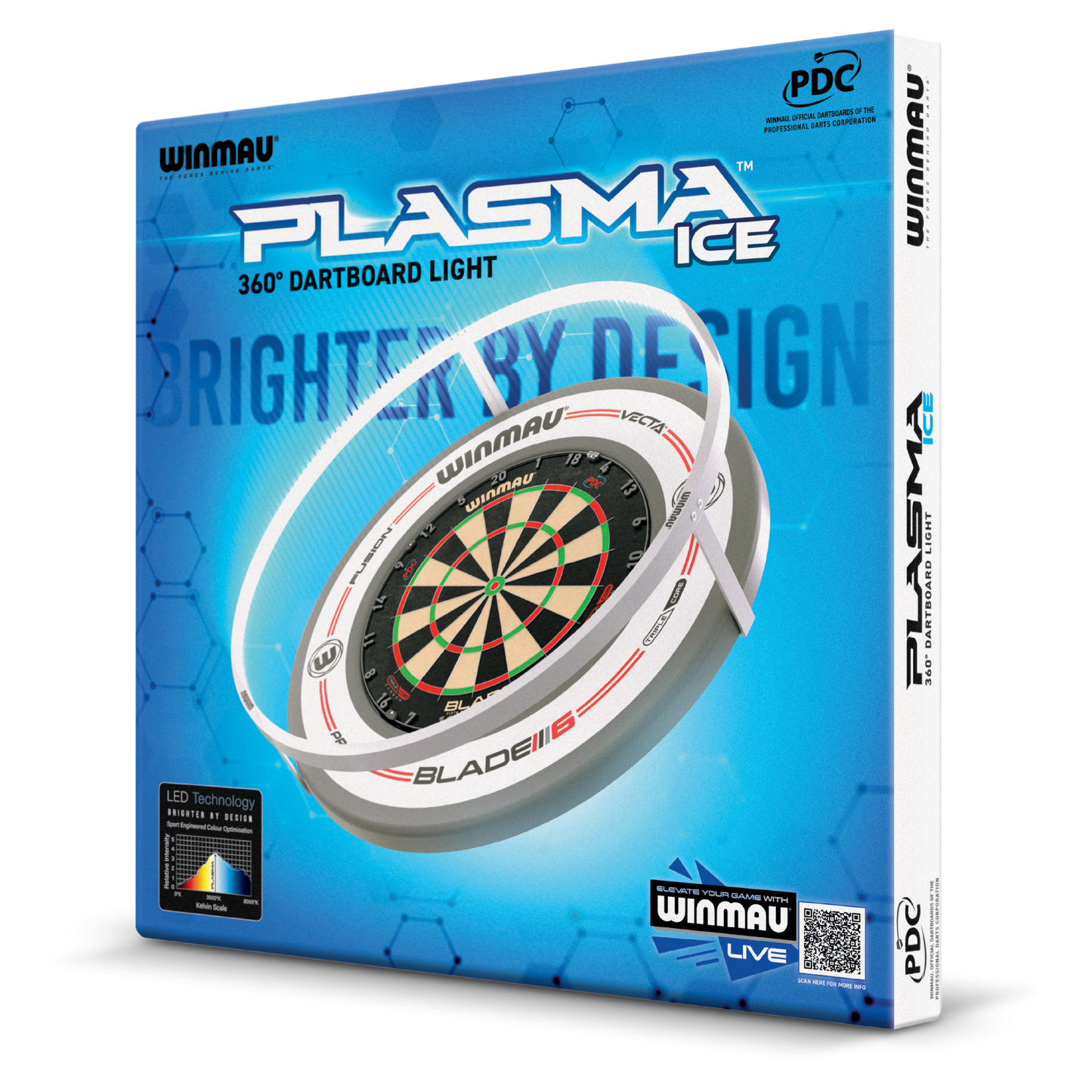 Winmau - Plasma Ice Dartboard Beleuchtung + Surround